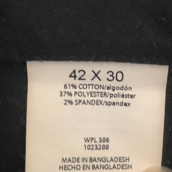 Haggar Classic Fit Khaki Pants Men’s 42x30 | Business Casual Comfort - Picture 6 of 8